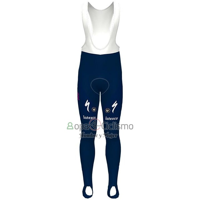 Deceuninck Quick Step Ropa Ciclismo Culotte Largo 2021 Mangas Largas Azul